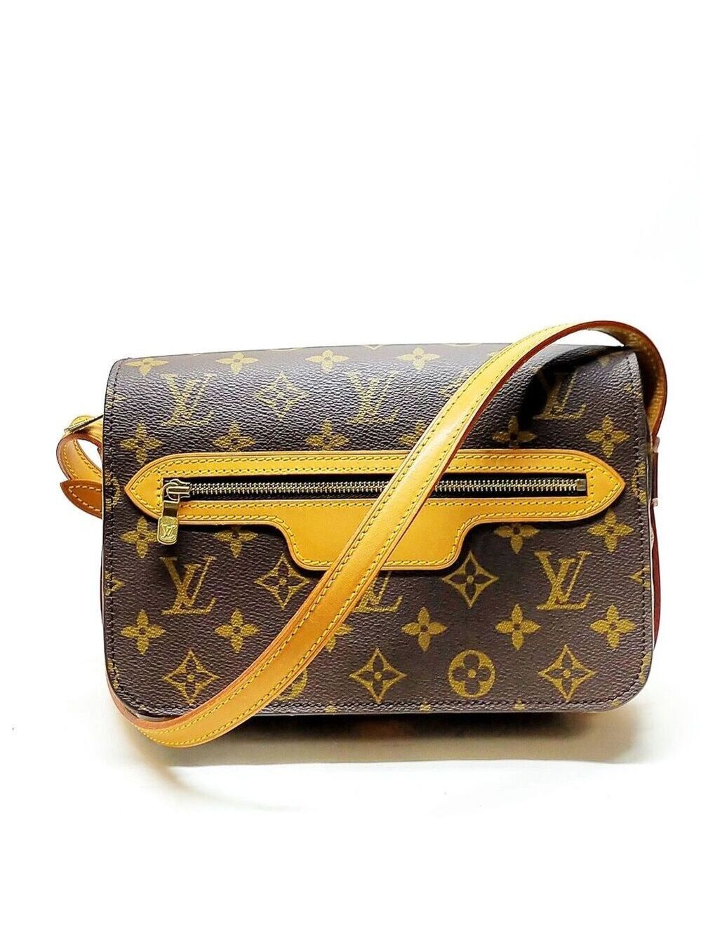 Louis Vuitton LV Shoulder Bag Saint Germain 24 Brown Monogram 530-053125